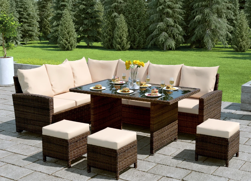 Corner Garden Furniture Utilization Tricks