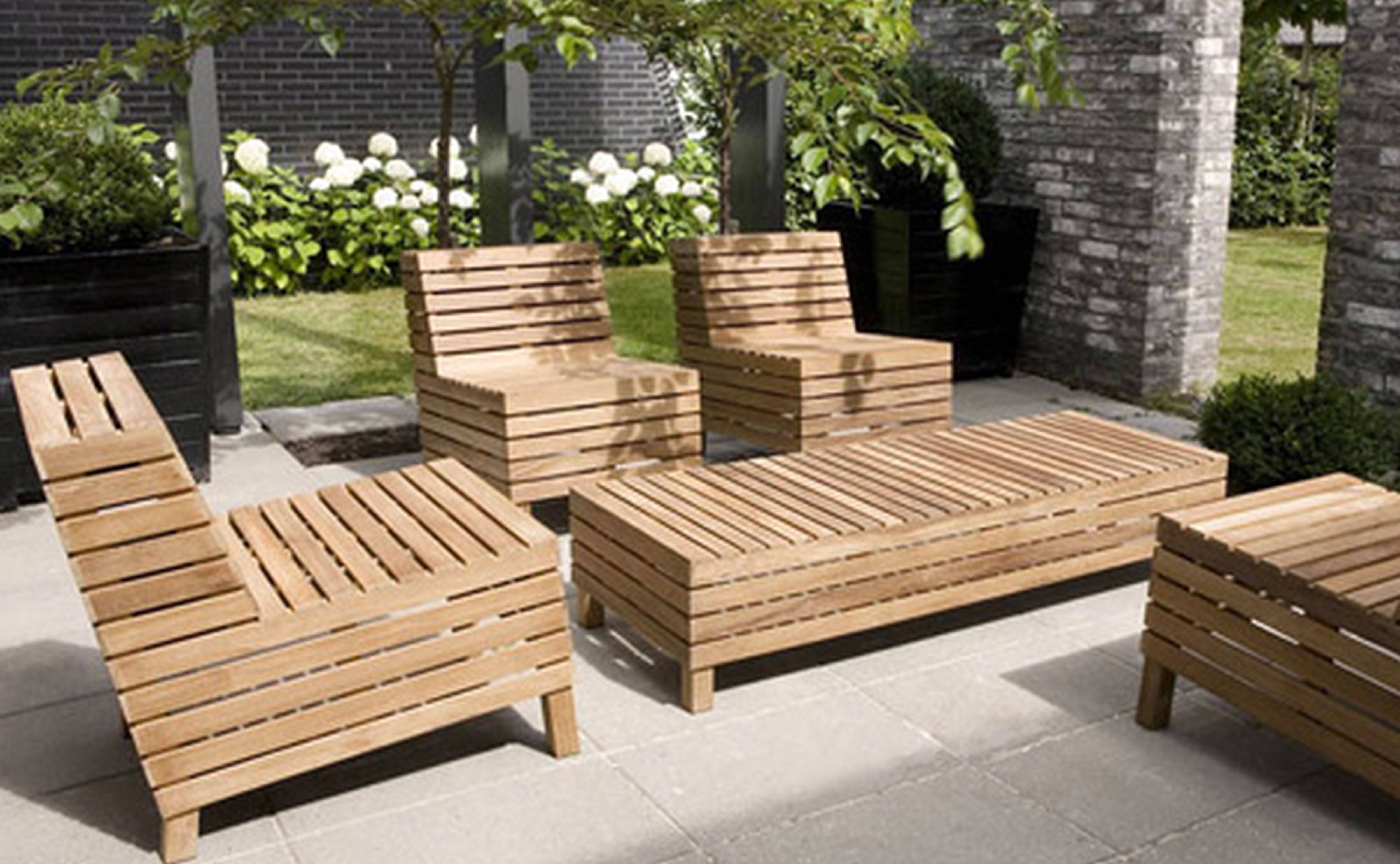 Pallet Wood Outdoor Lounge Furniture Pallet Ideas