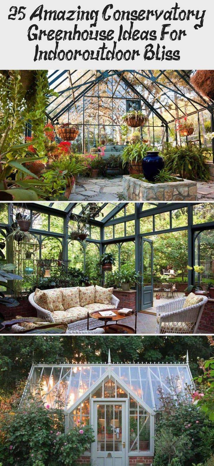 Amazing And Conservatory Greenhouse Interior Design