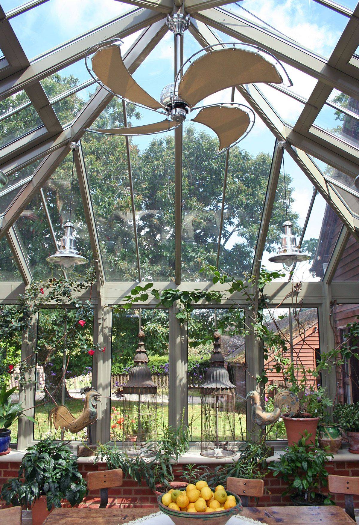 A Greenhouse Windows Kitchen