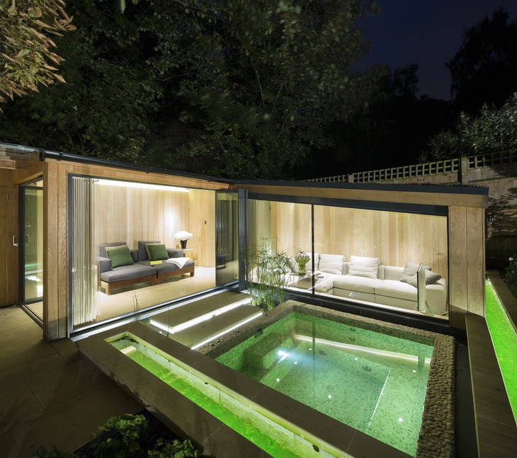 Exquisitemoderngardendesignwithbeautifullightingsendearing