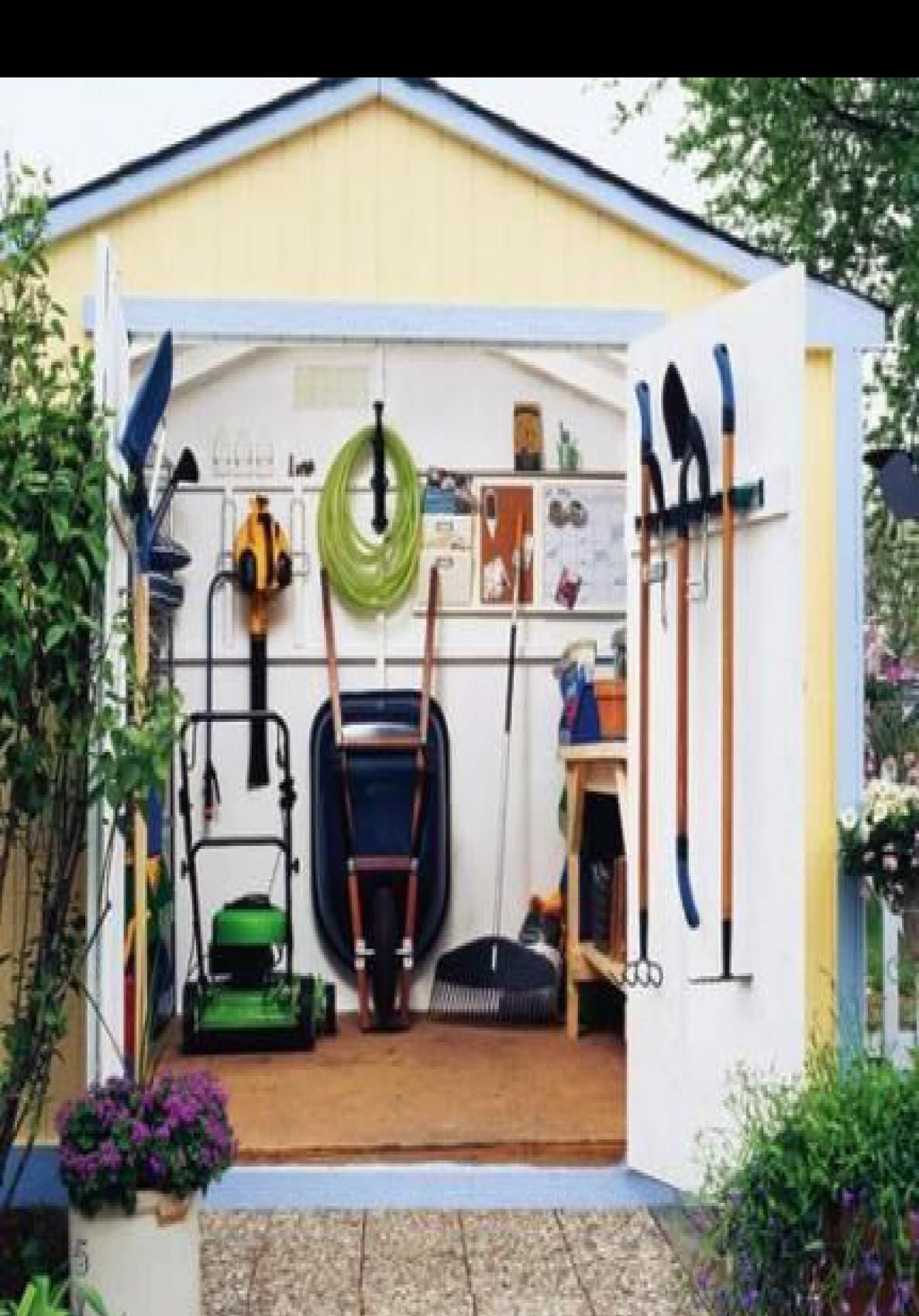 20 Outdoor Garden Tool Storage Shed Ideas To Consider SharonSable