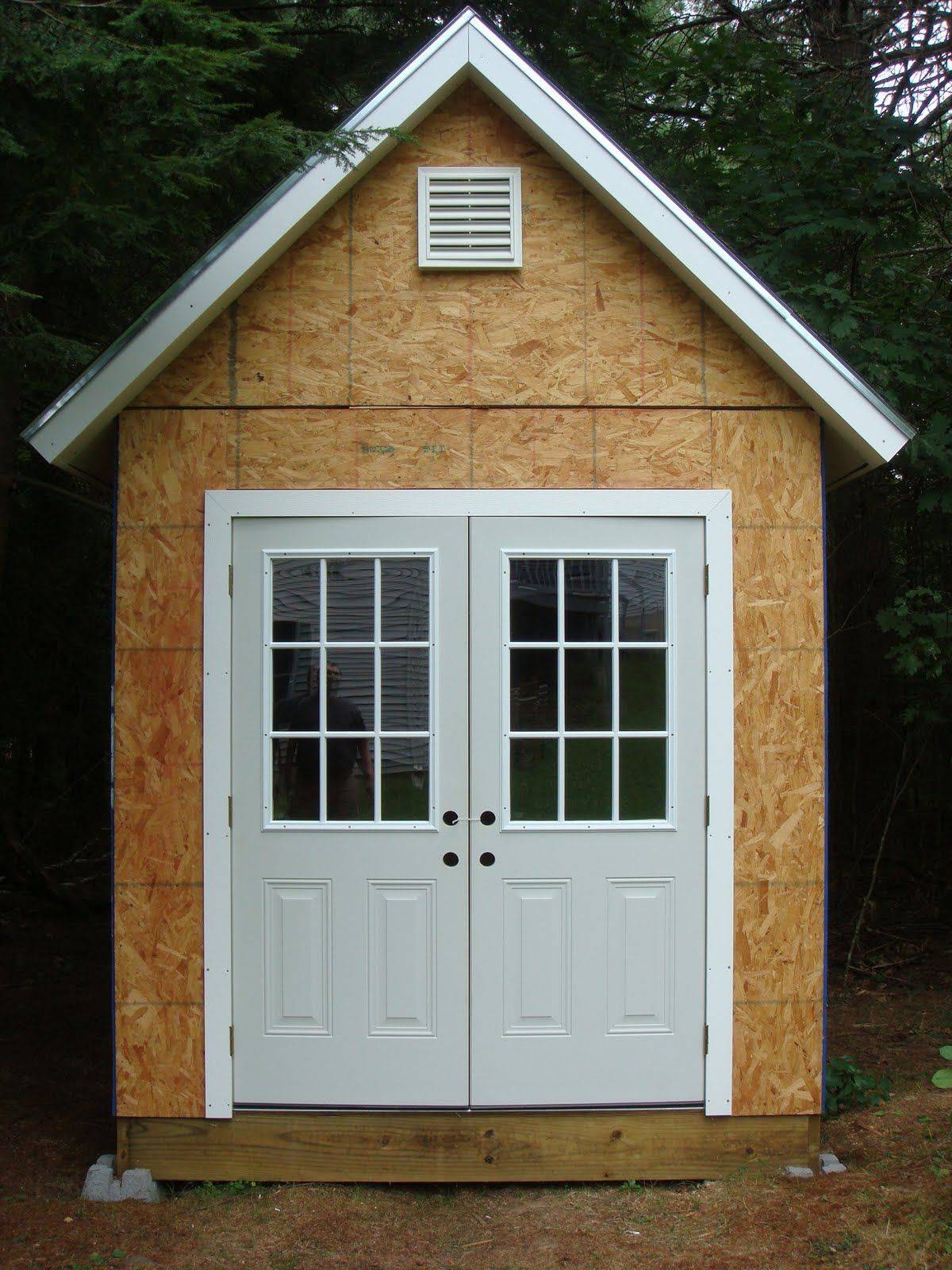 Exterior Wood Shed Doors