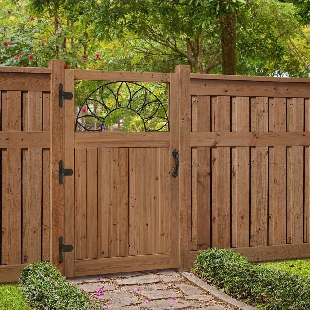 A Beautiful Backyard Garden Gates