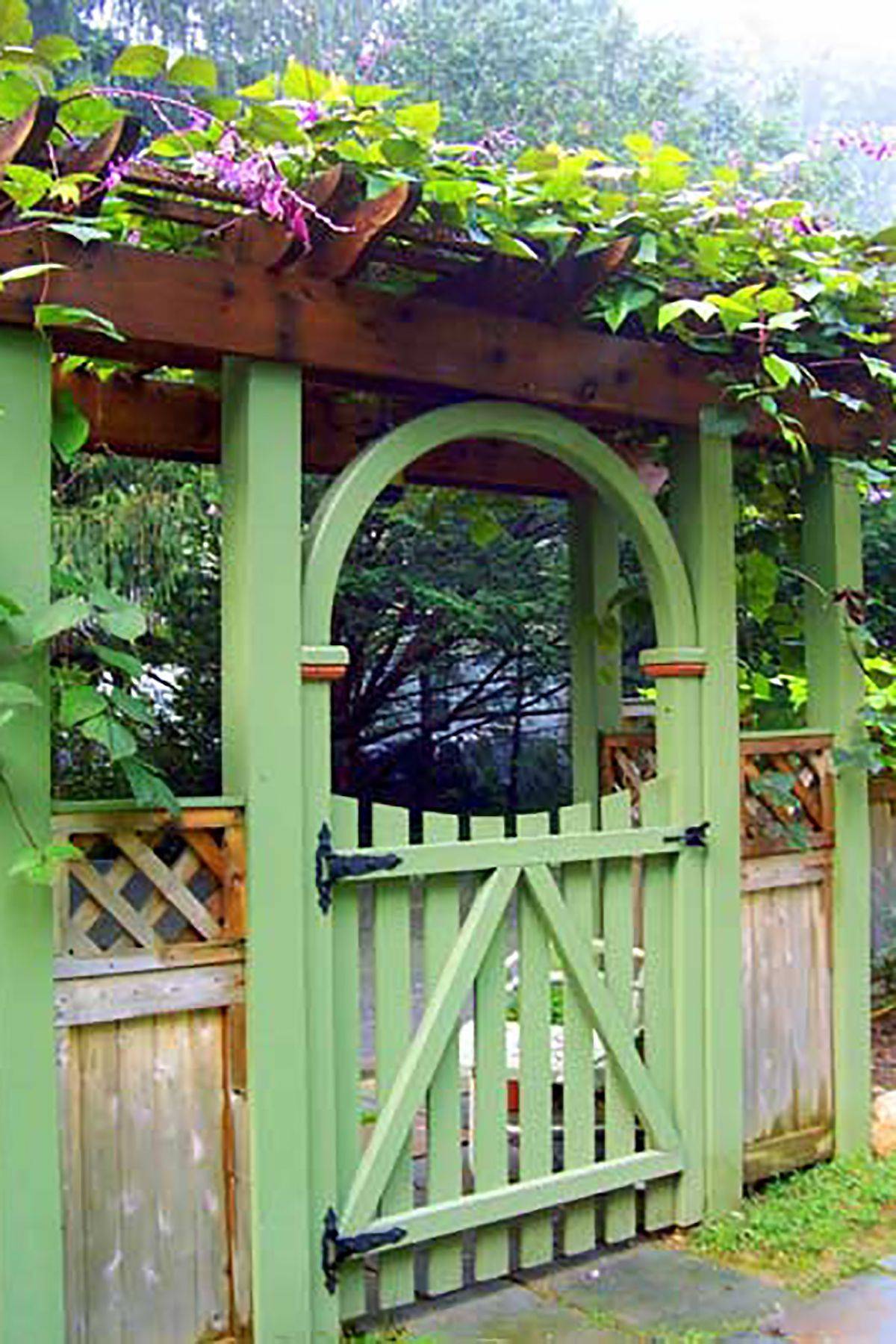 An Antique Look Garden Entrance