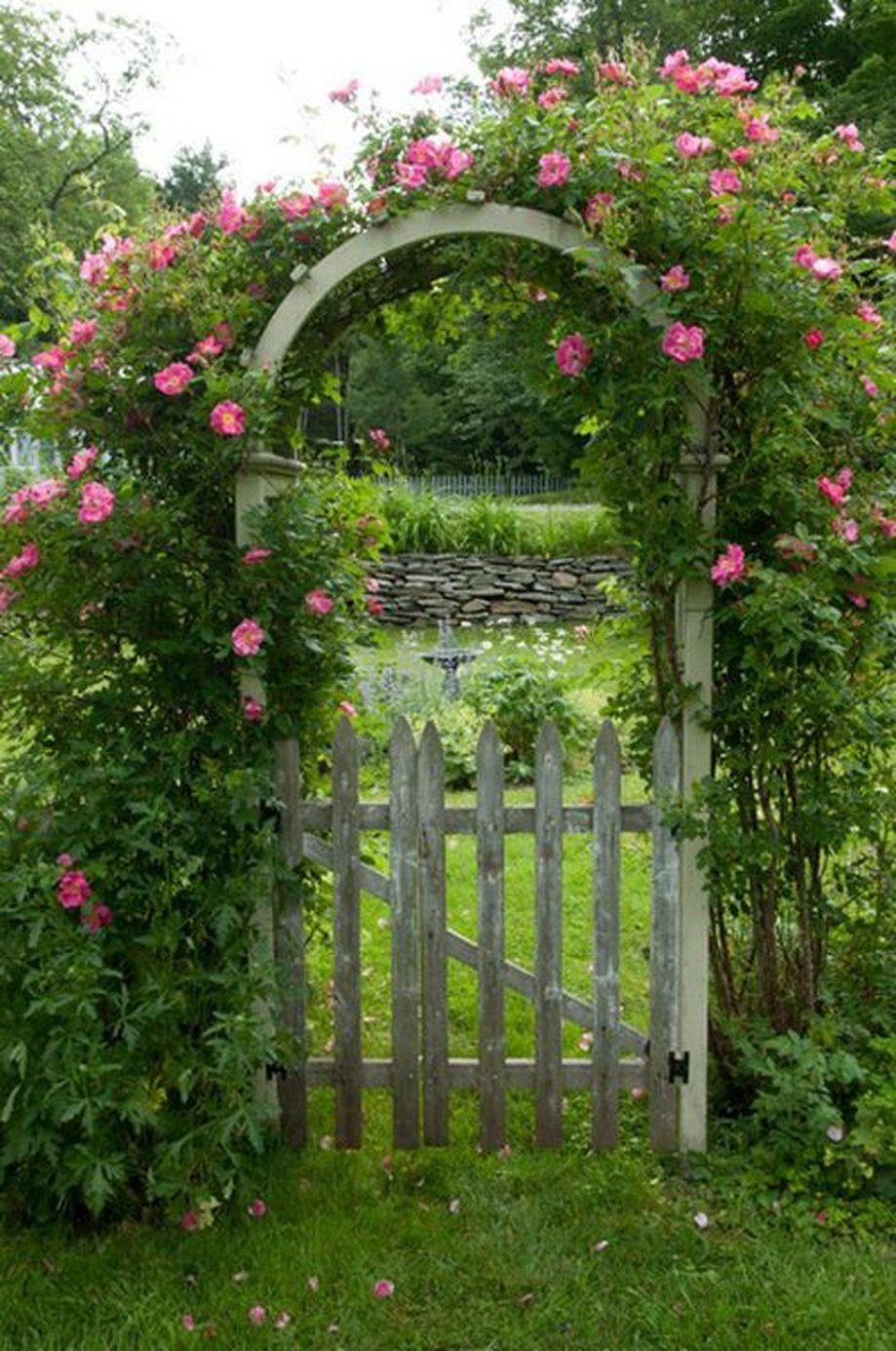 Amazing Rustic Garden Gates Design Ideas Page