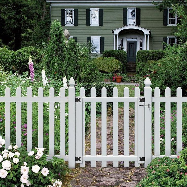 Rustic Picket Fence Gate