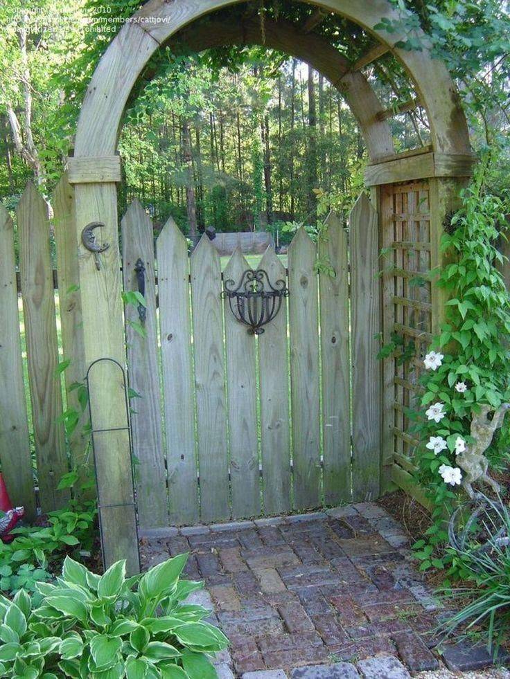 Custom Wood Gates Garden Passages