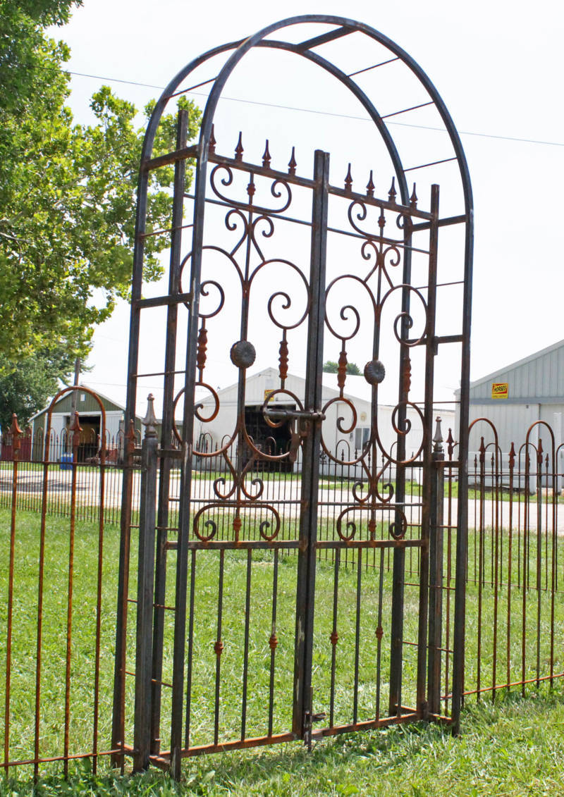 Really Big Metal Country French Garden Arbor Gate