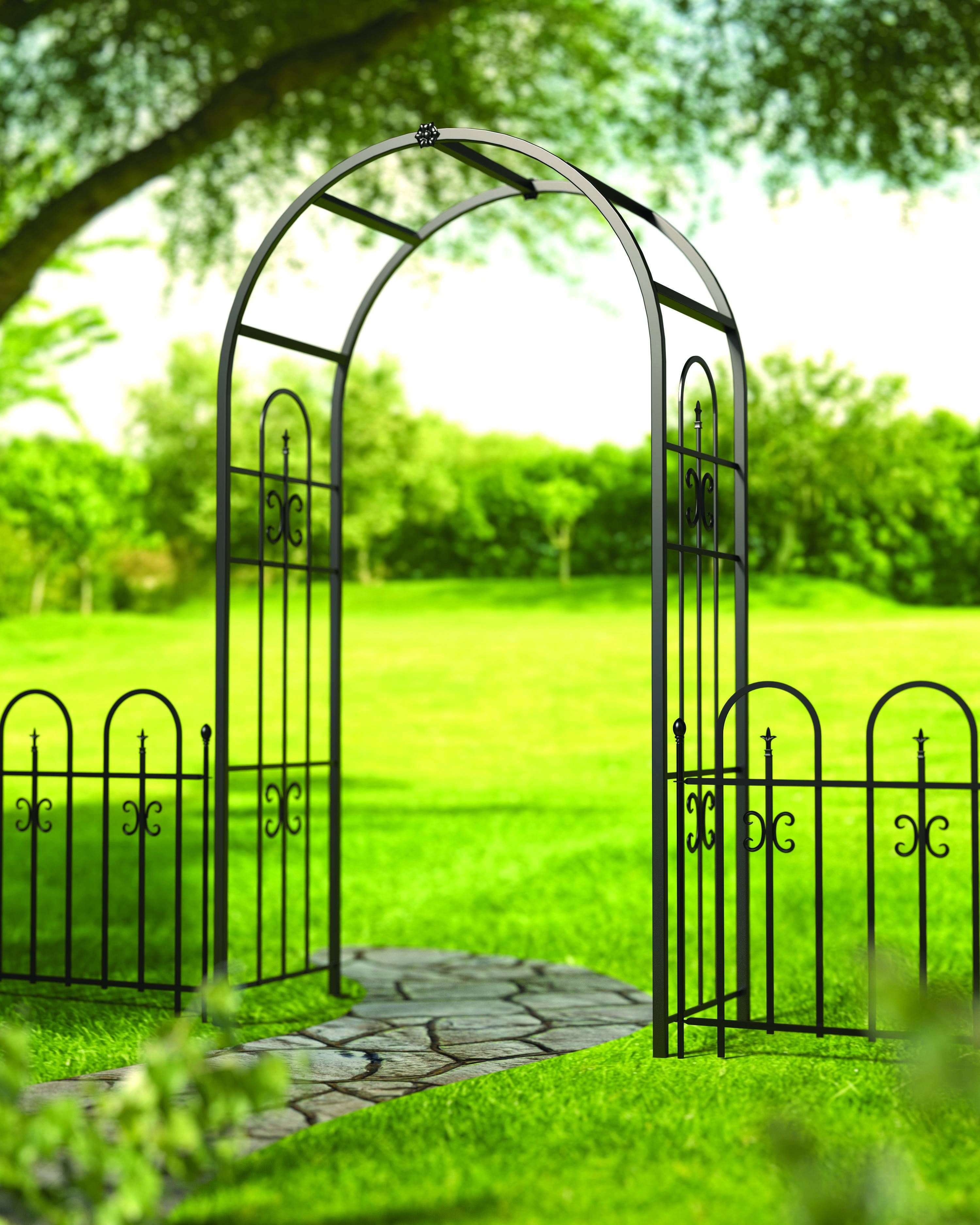 22 Arched Iron Garden Gates Ideas To Consider SharonSable