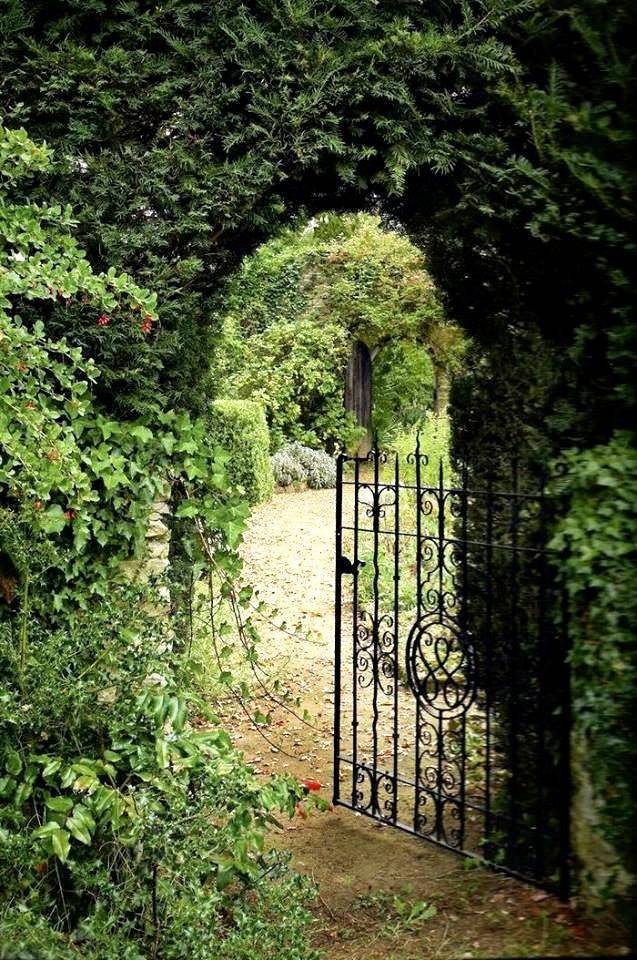 Beautiful Wrought Iron Gate Garden Gates