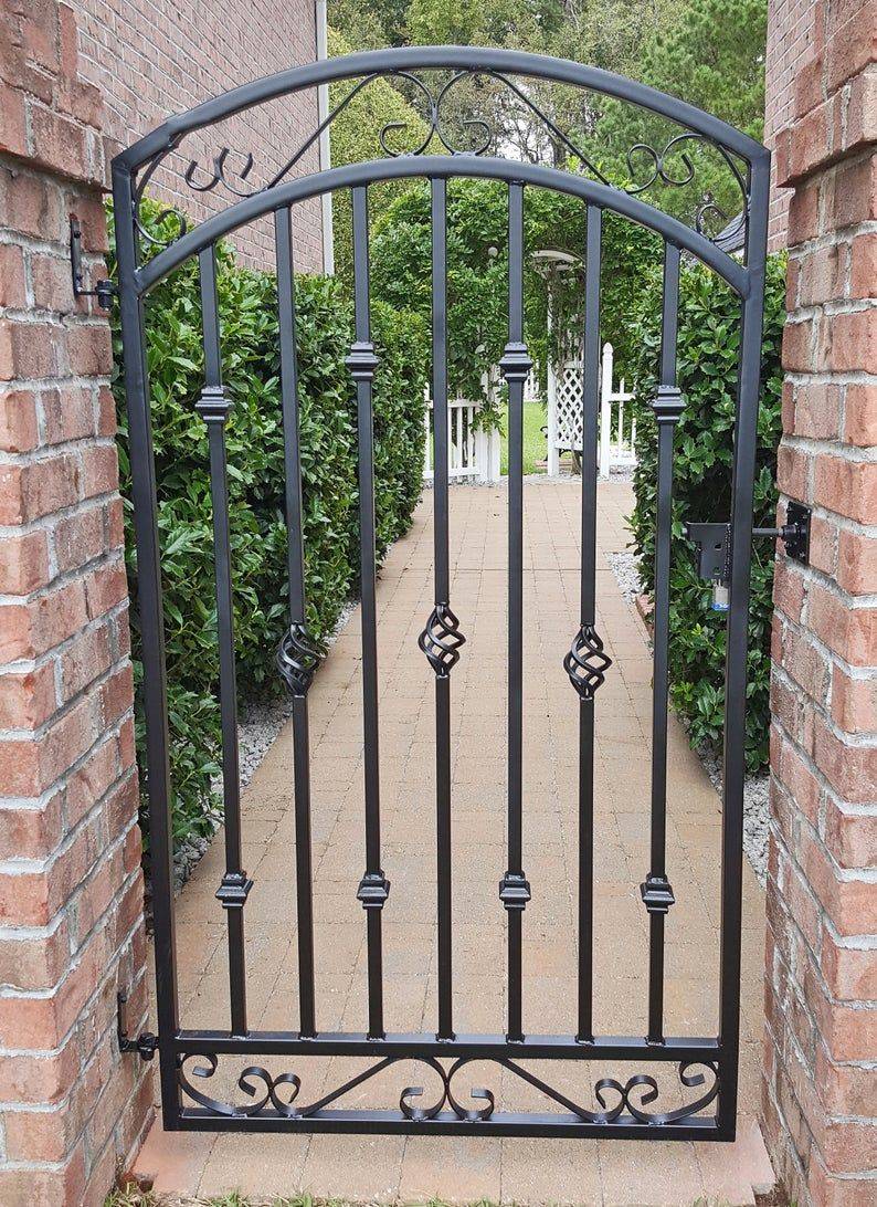 Garden Gateswalk Thru Gateswrought Iron Or Aluminum Garden Pedestrian