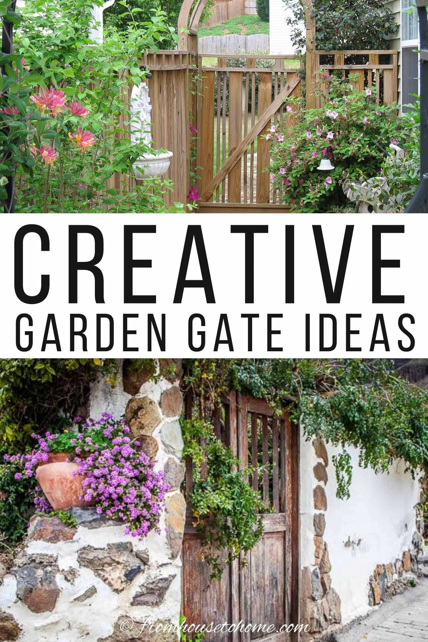 Gorgeous Creative Metal Garden Gates Ideas