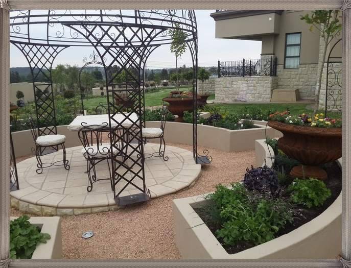 Custom Wrought Iron Fence Transitioning