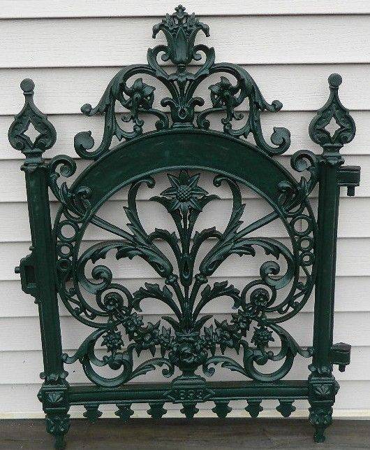 Opulent Yet Geometric Rectangular Metal Wall Trellis