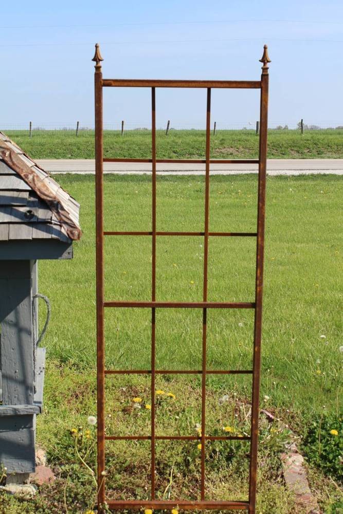 H Potter Large Garden Trellis Wrought Iron Garden Yard Art