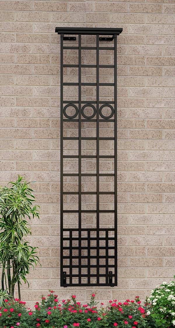 H Potter Large Garden Trellis Wrought Iron Garden Yard Art
