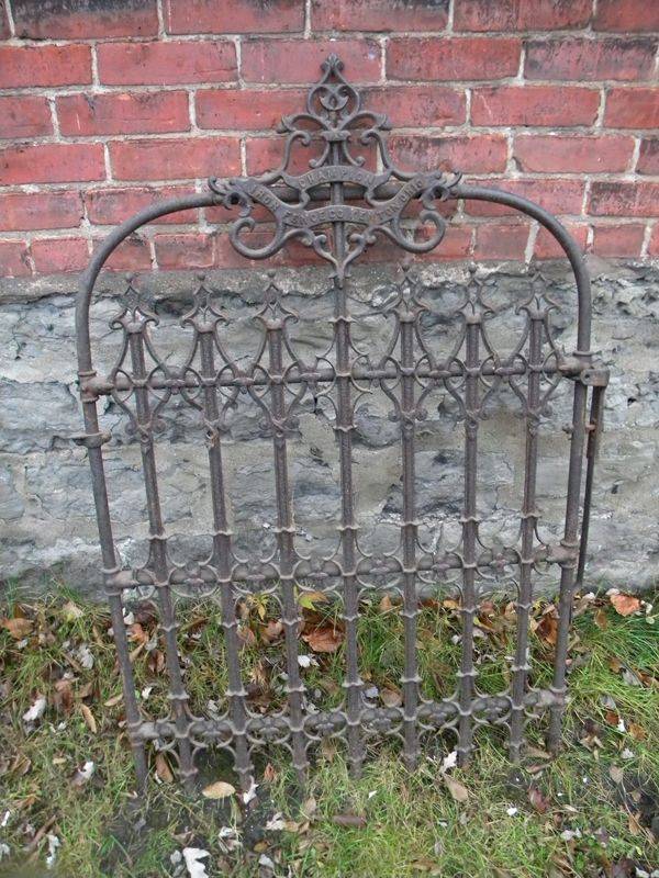 Antique Architectural Salvage Wrought Iron Garden Gates
