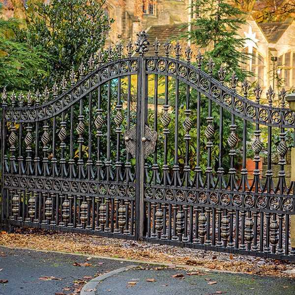 Custom Courtyard Entry Gates