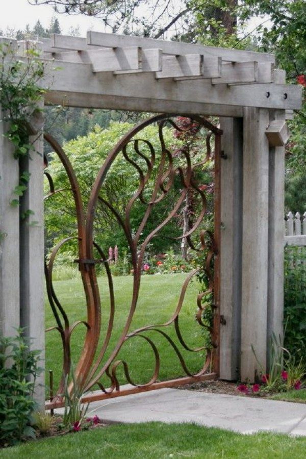 Simplegardengateideaswithbrickpathway Homemydesign