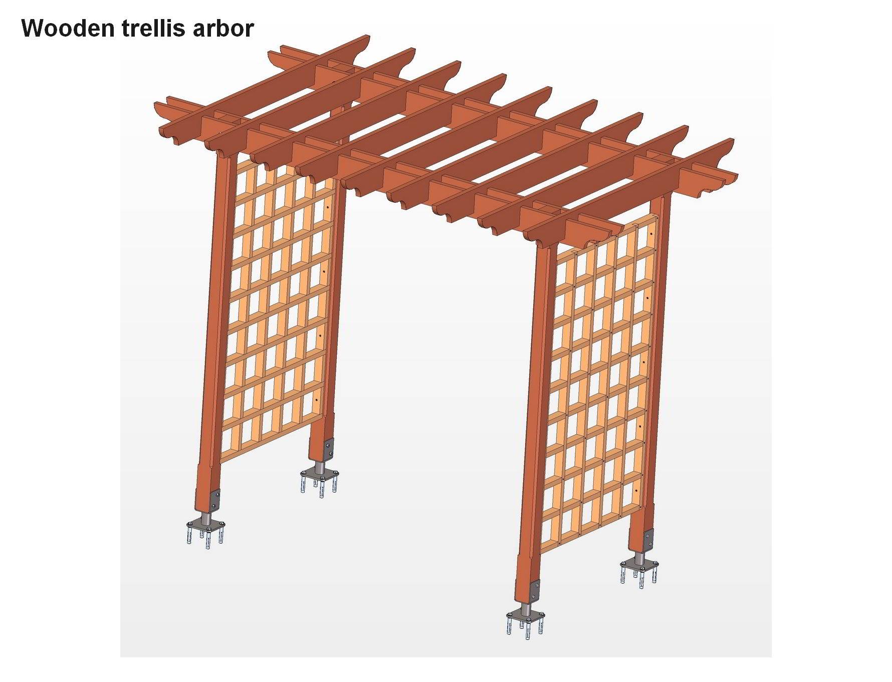 Diy Garden Arbor Plans