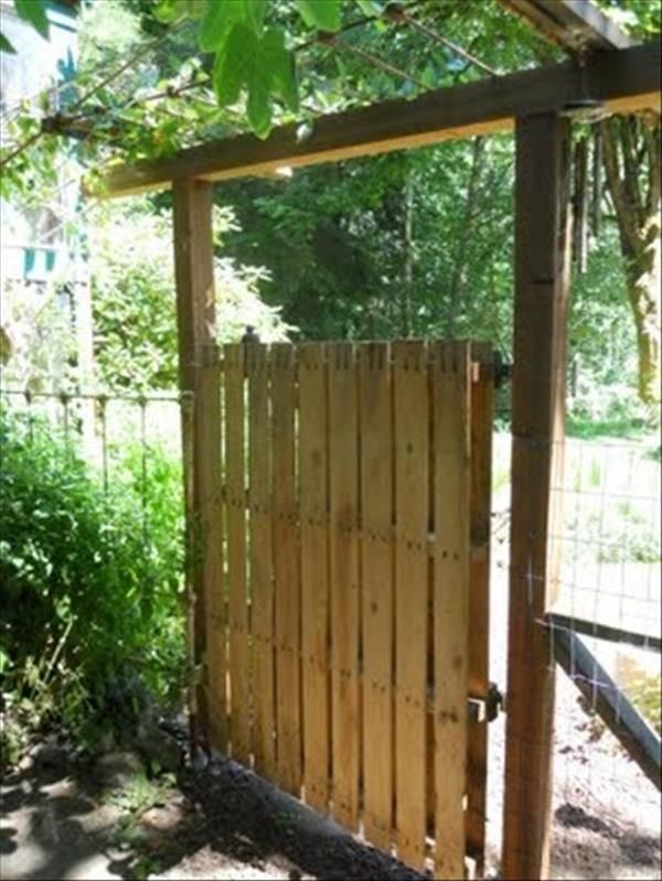 Diy Wooden Pallet Gate Ideas