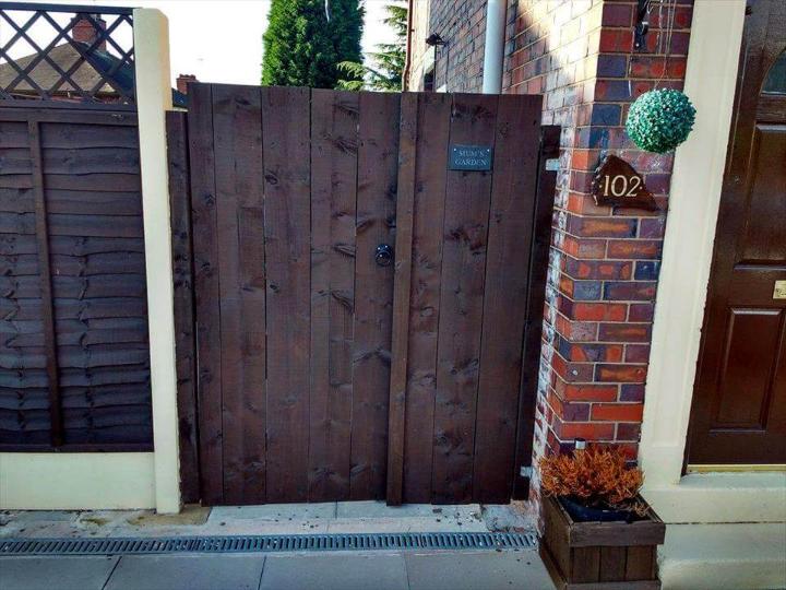 Pallet Garden Gate Wood Pallets