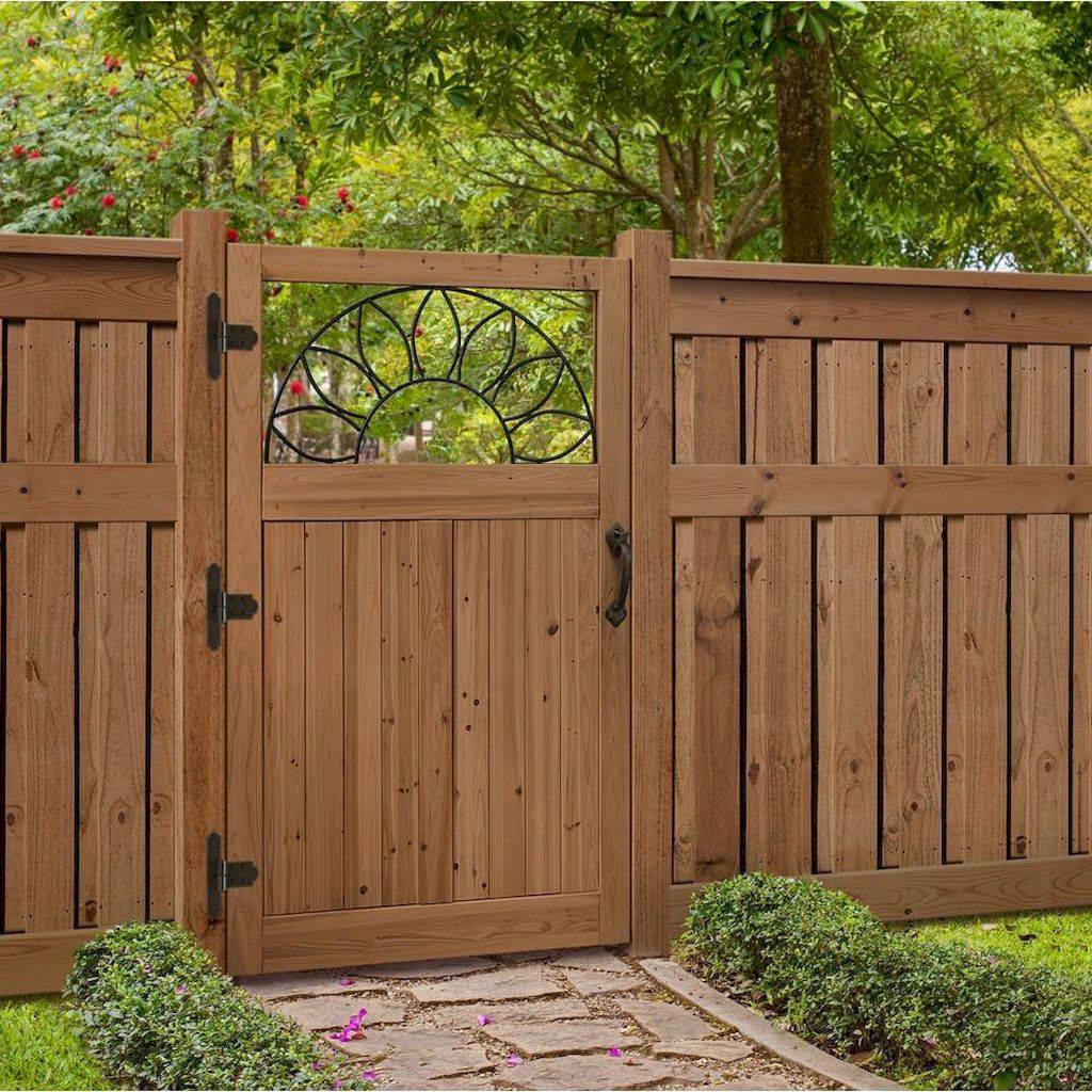 Arched Gate Tall Header Modern Design Fence Gate Design