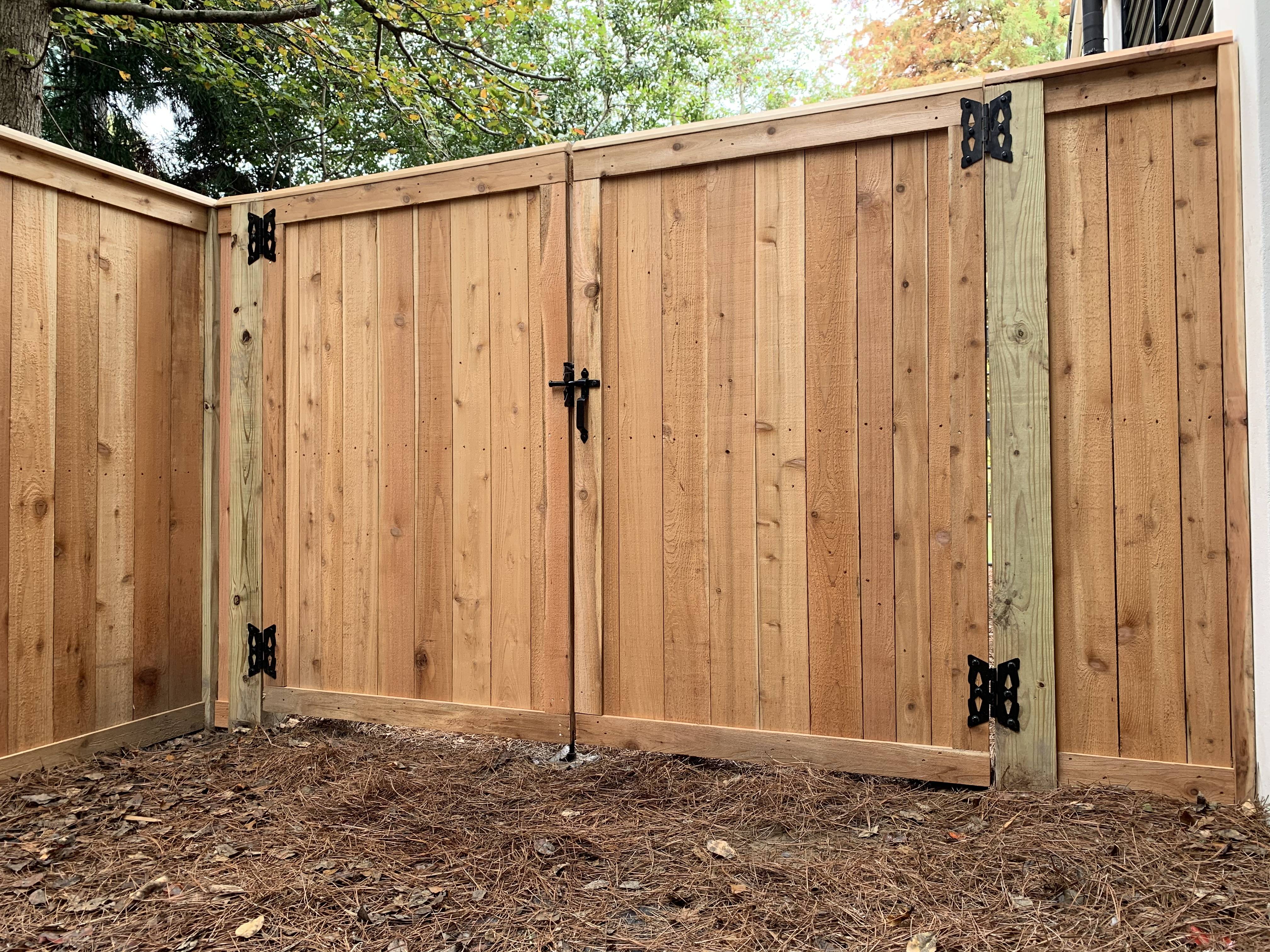 Slightly Wider Arbor Wood Fence Gates