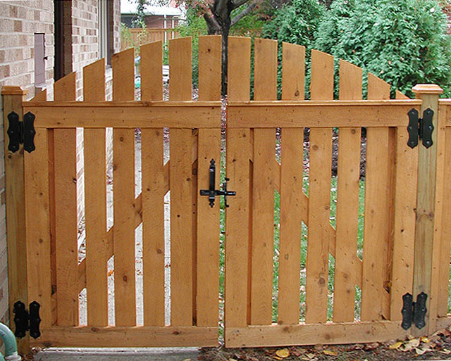 Metal Framed Driveway Gates