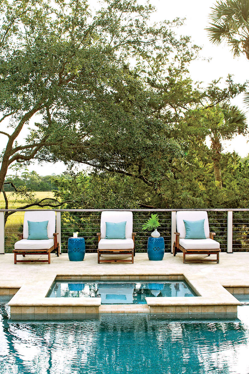 Poolside Container Garden Sparkling Pools Southern Living