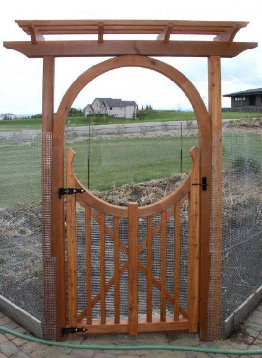 W Arbor Garden Gate Ideas