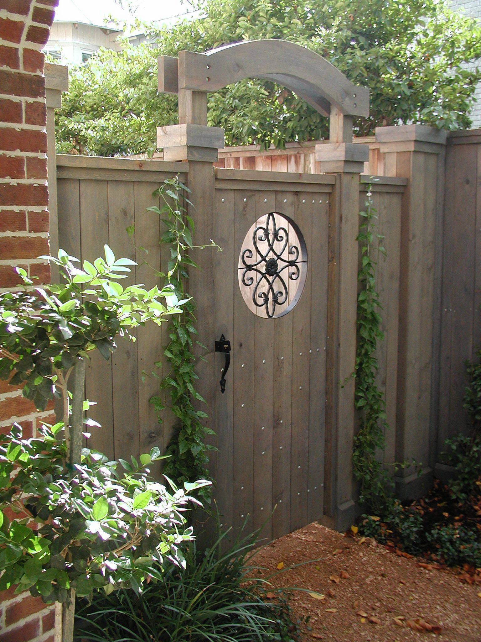 Wrought Iron Side Garden Gates