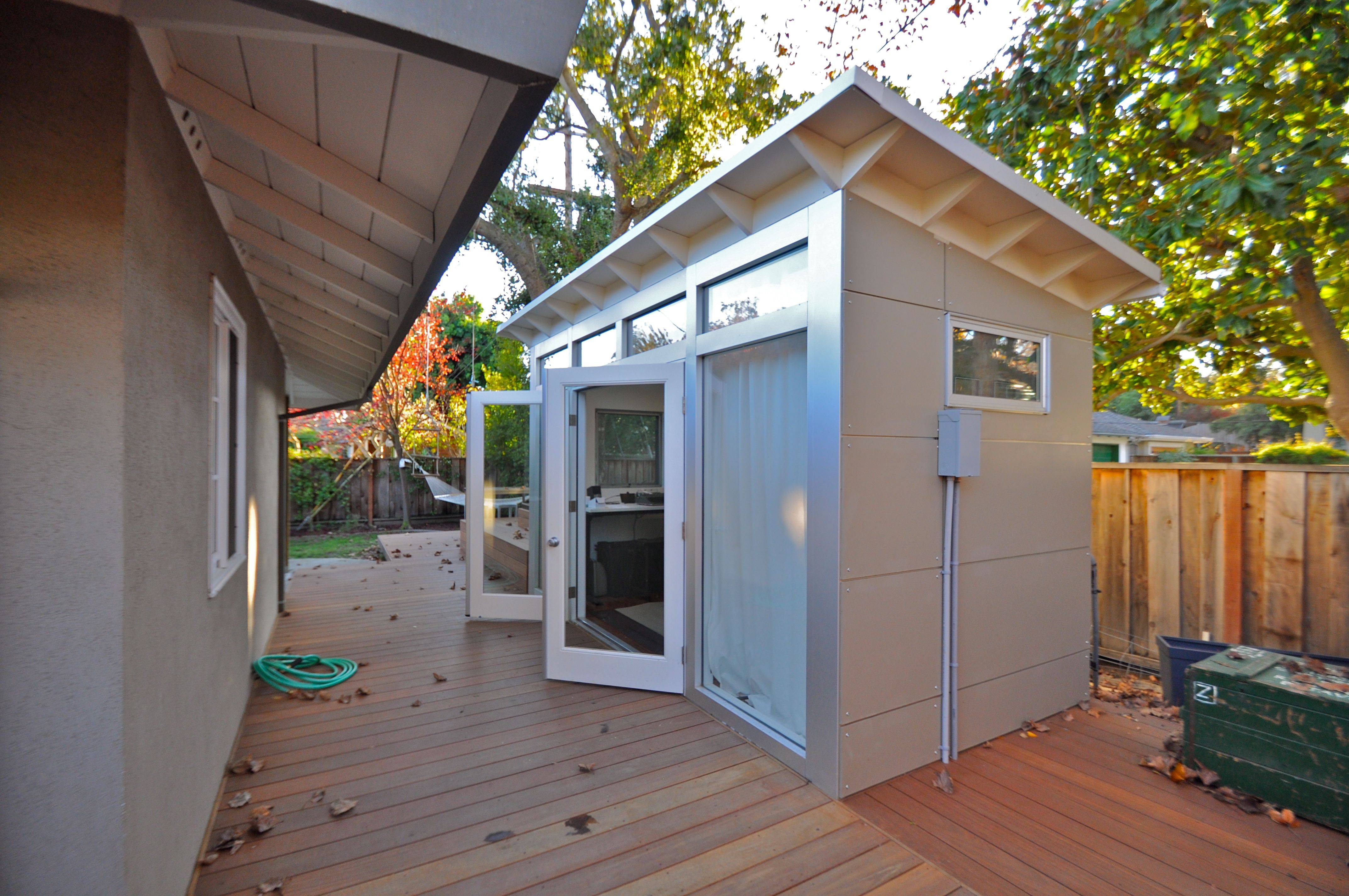 Amazing Backyard Studio Shed Design