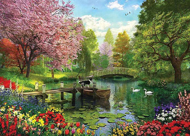 Farm Flower Shed Pc Jigsaw Puzzle