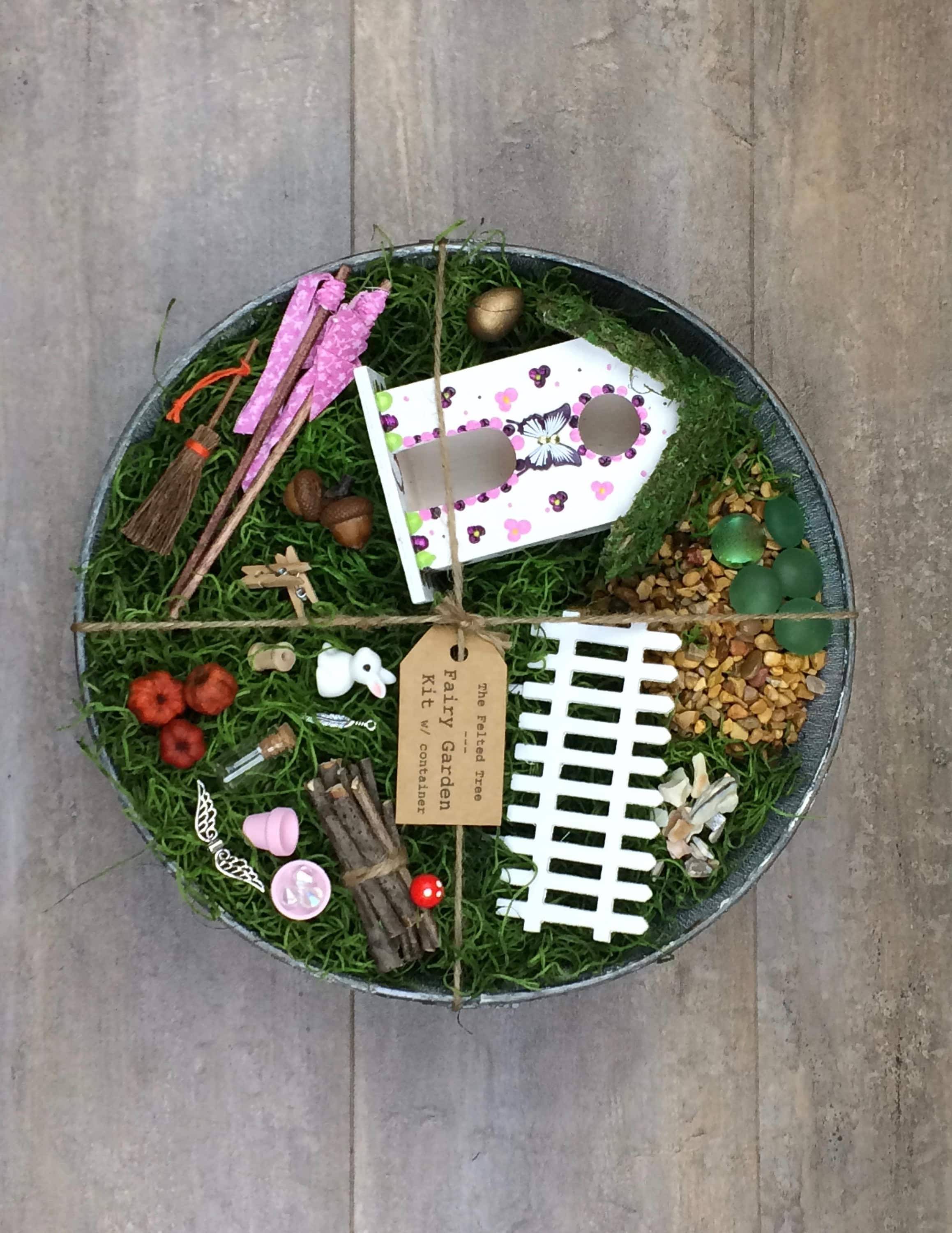 Large Handmade Fairy Garden Kit