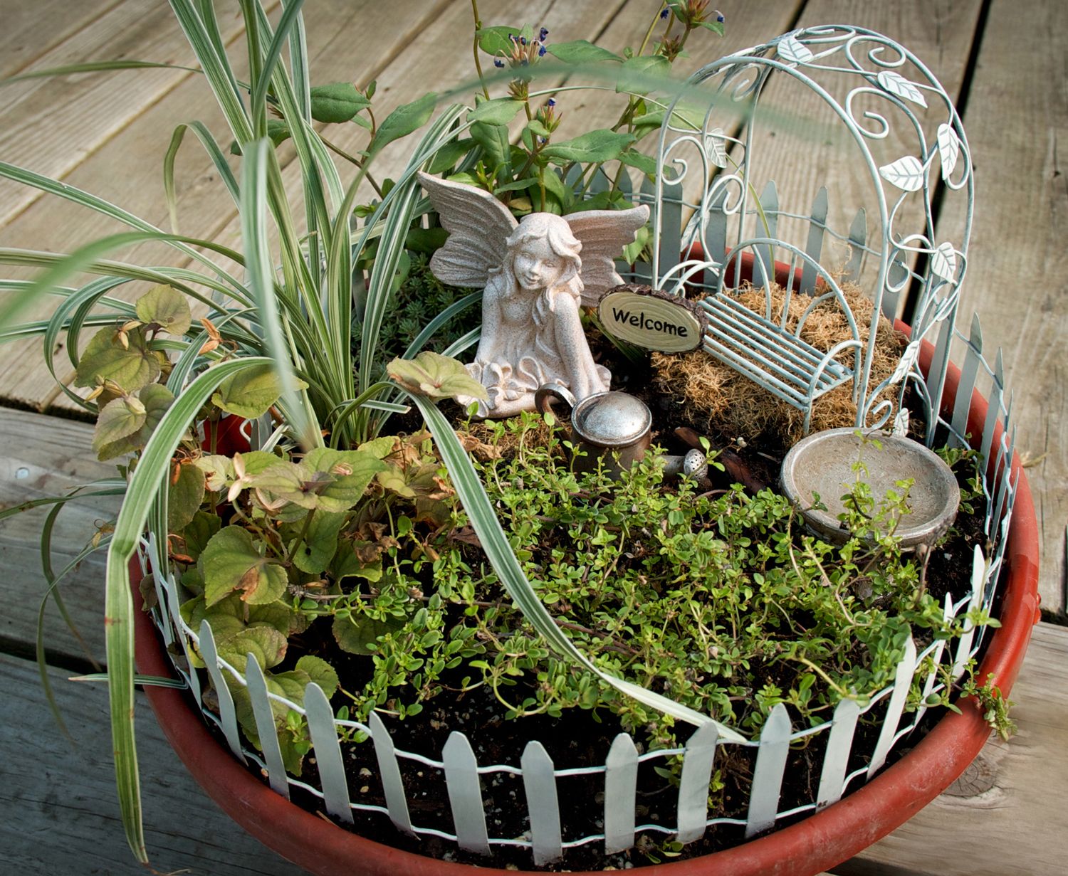 Pink Deluxe Fairy Garden Kit Fairy Garden Kit