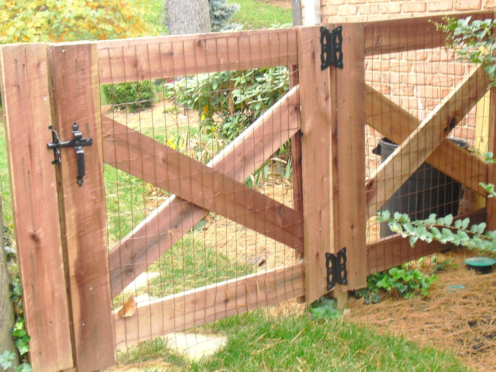 Wooden Fence Gate