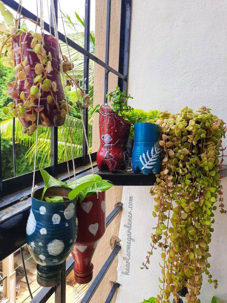 Spiral Hanging Pots