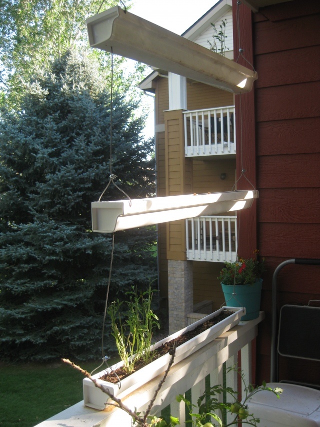 Best Diy Vertical Rain Gutter Garden Ideas