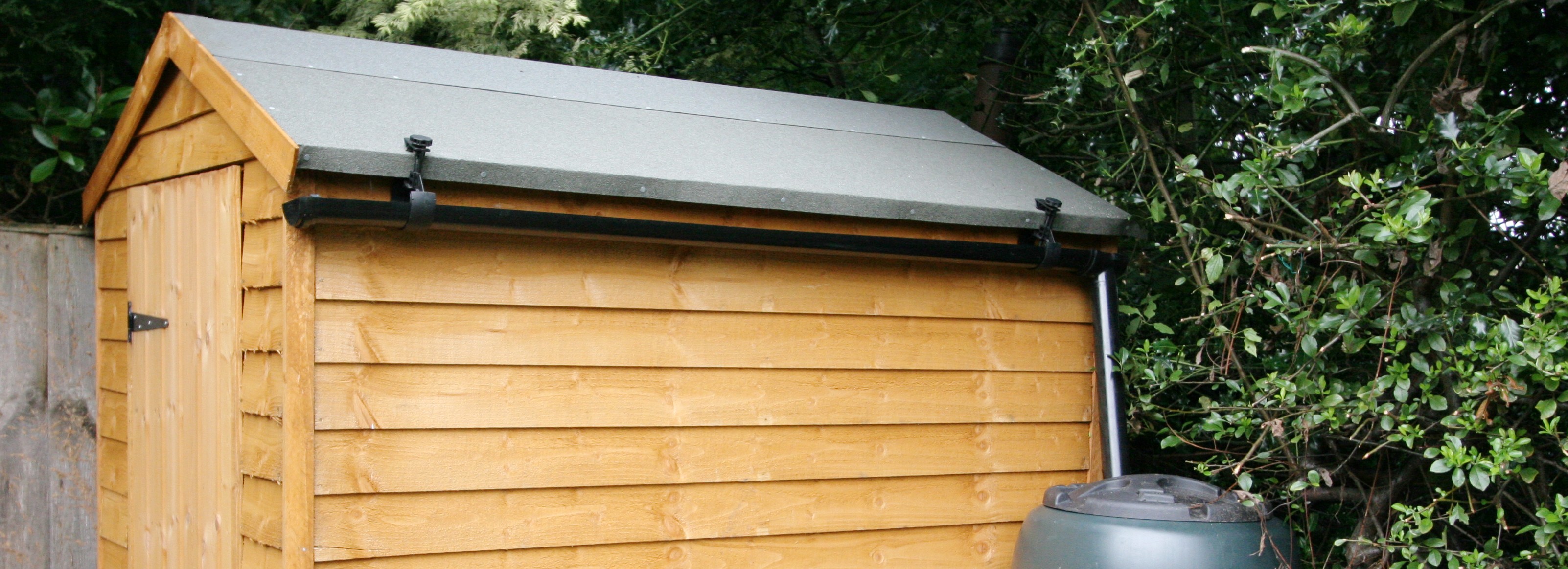 Halls Clipon Shed Guttering Kit