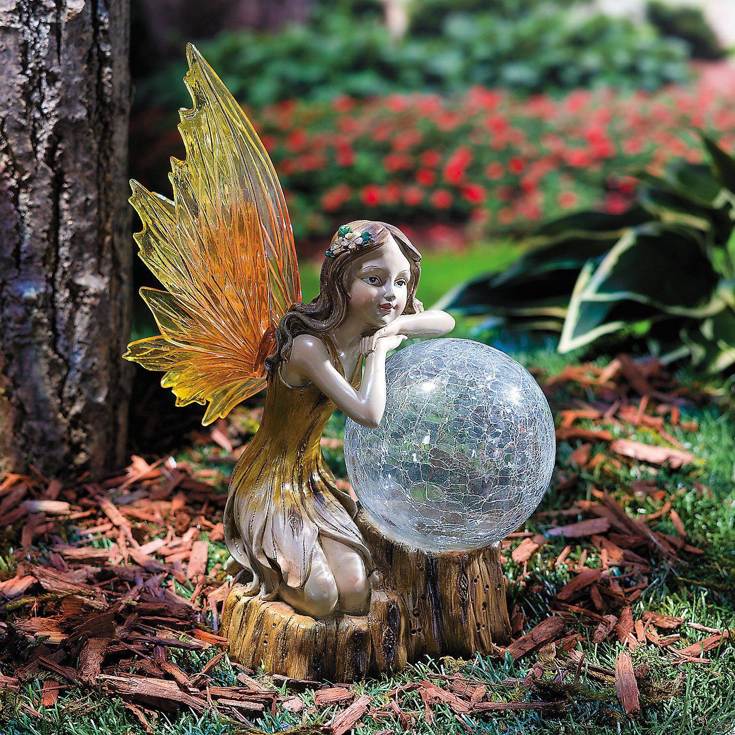 Miniature Garden Fairies Figurines Resin Mini Fairy Statue Fi