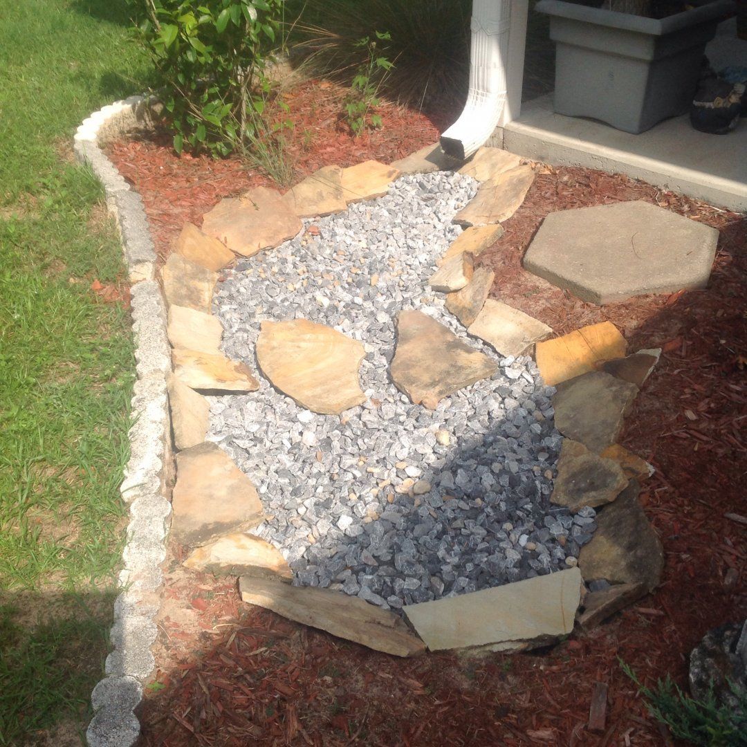 In Half Round Gutter