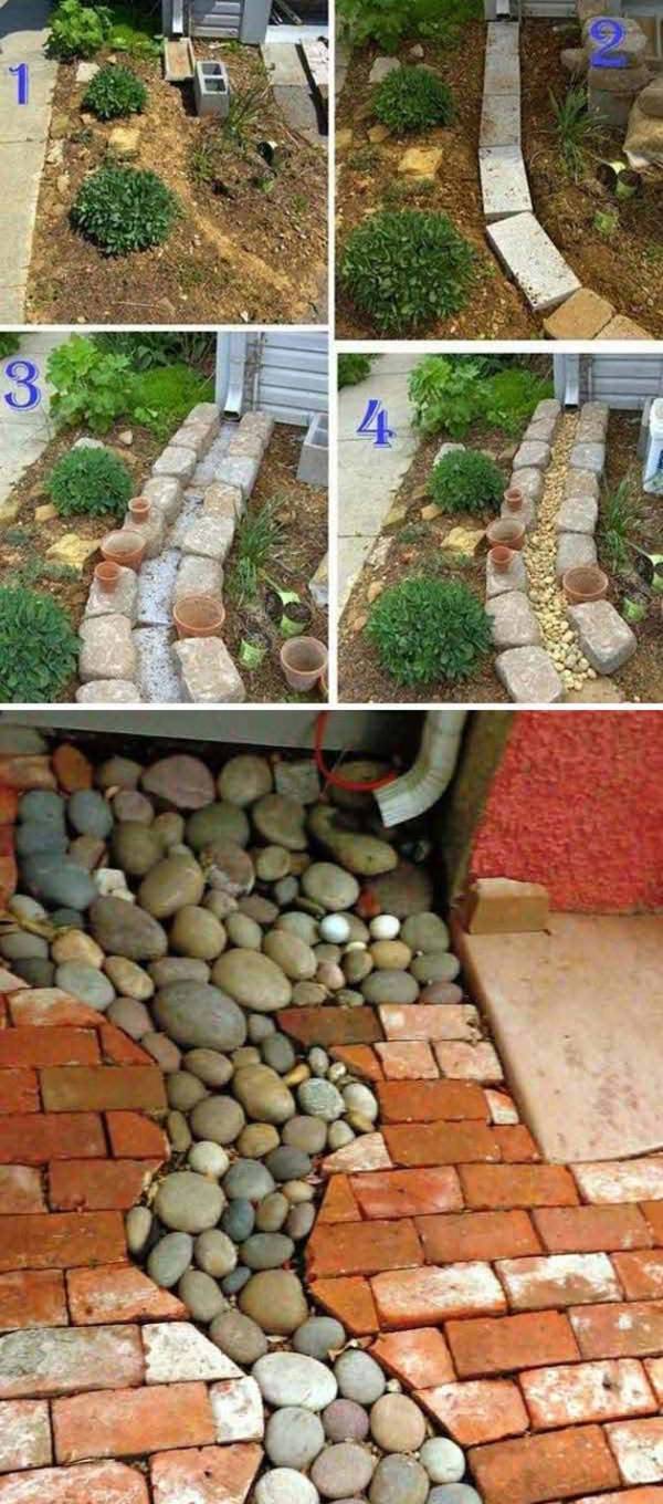Clever Downspout Landscaping Ideas