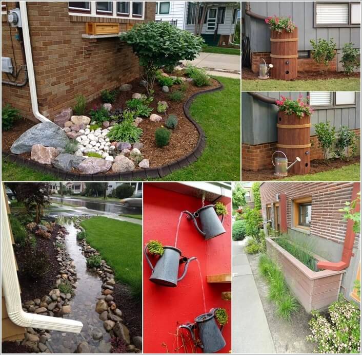 Fun And Useful Downspout Landscaping Ideas Proud Home Decor