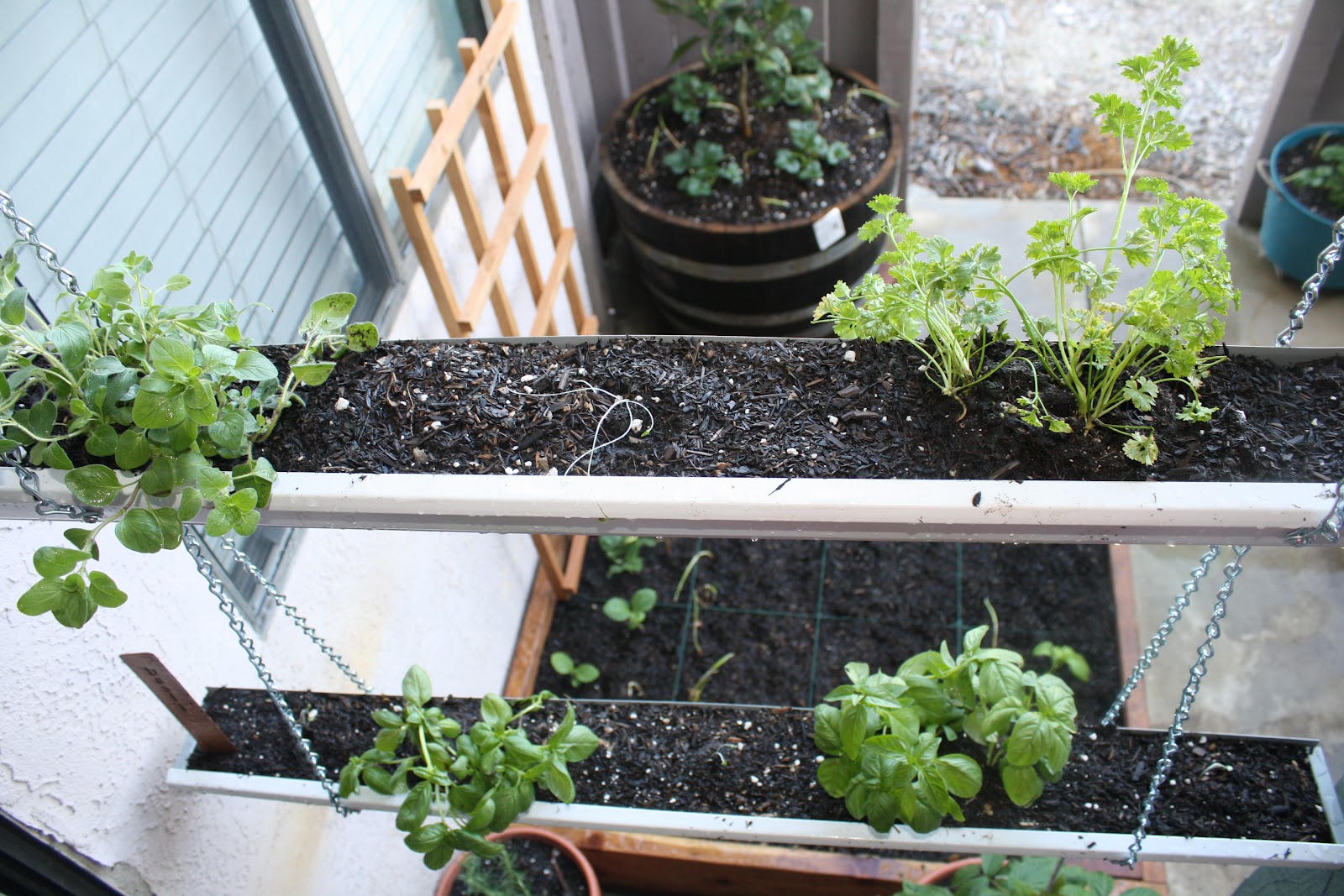 Creative And Innovative Rain Gutter Garden Ideas