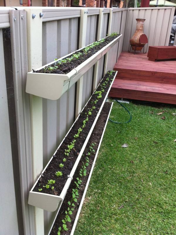 Easy Diy Gutter Garden Ideas