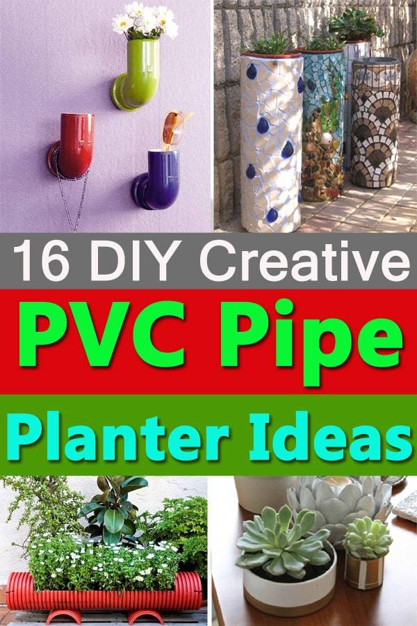 22 PVC Pipe Garden Planters Ideas Worth a Look SharonSable