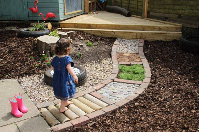 Super Easy Fun And Colourful Sensory Garden Activity