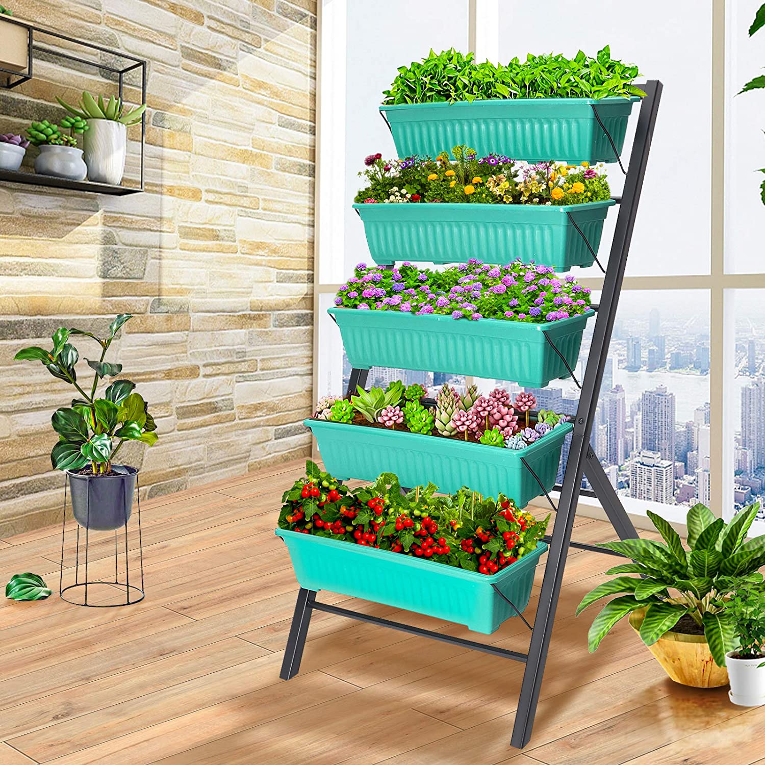 Tier Vertical Raised Garden Bed